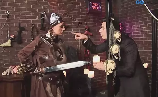 Witch Takes Control Horny Guy Pleasures her with Eager Hands